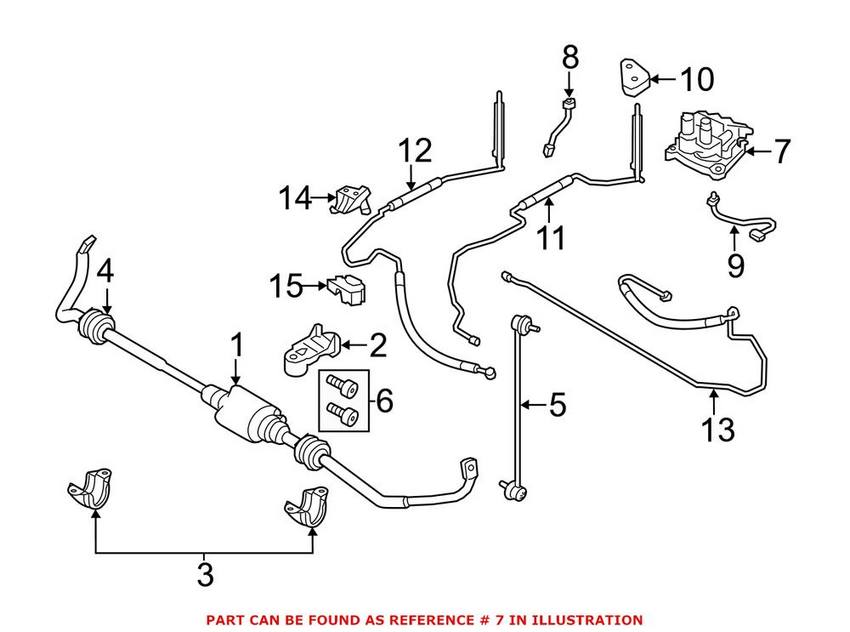 BMW Dynamic Drive Valve Block 37146775258